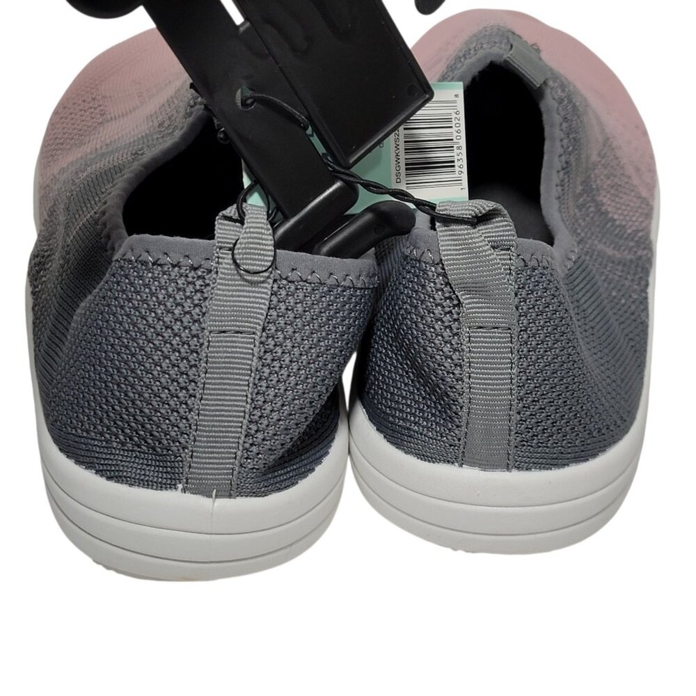 DSG Knit Water Shoes Women Size 11 Slip On Pink Gray Ombre Beach Pool Cruise NEW - Picture 4 of 12